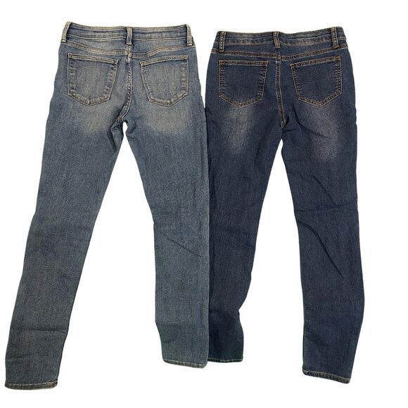 Gap Kids 14 Super Skinny & Eddie Bauer Dark Wash Girls Jeans Bundle - Picture 7 of 7